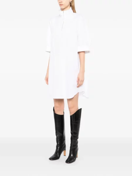 Rochie mini Jnby din poplin alb