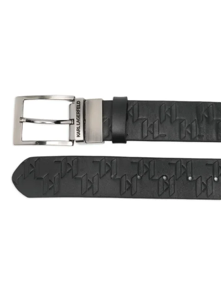 Curea Karl Lagerfeld din piele negru