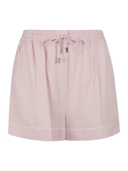 Satynowe szorty Max Mara różowe
