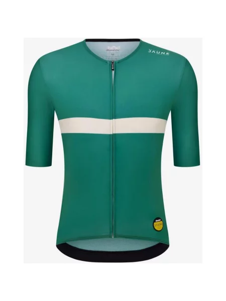 Koszulka rowerowa Santini Maillot Jaune Col du Tourmalet krótki rękaw Slim Cut XXS zielony