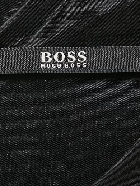 Rochie midi Boss cu dungi până la genunchi de costum negru