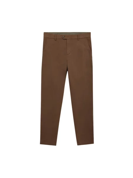 Spodnie Brooks Brothers brązowe