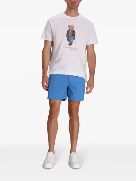 Slip de baie Polo Ralph Lauren cu broderie albastru