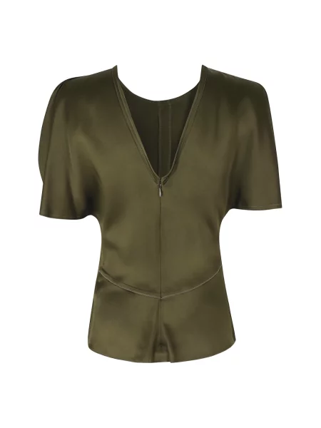 Bluzka Victoria Beckham zielona