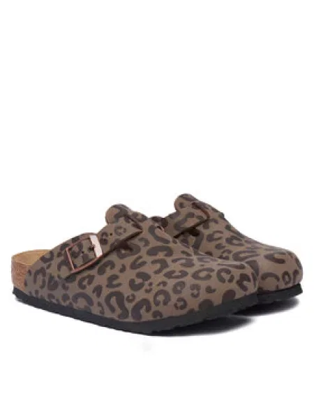 Dětské pantofle Birkenstock hnědé