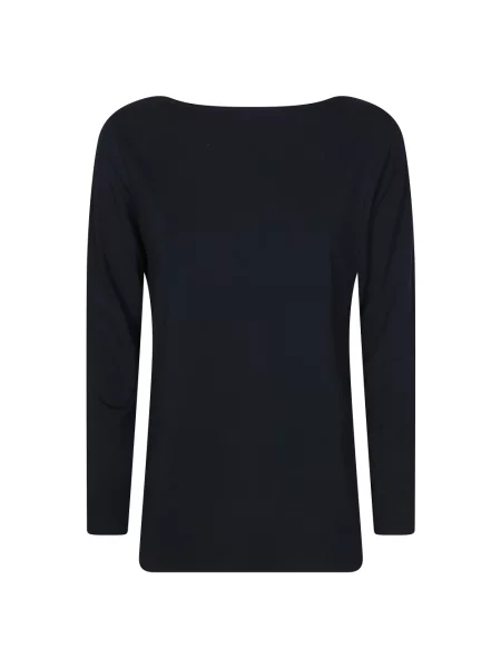 Top Alpha Studio ze stretchu niebieski