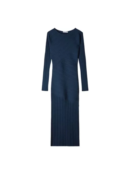 Sukienka midi Patrizia Pepe do kolan niebieska