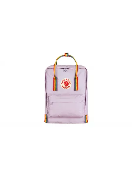 Fjallraven plecak Kanken Rainbow Mini mały z aplikacją fioletowy