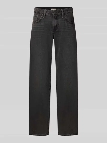 Jeansy o prostym kroju z mieszanka bawełny model SUPERLOW' Levi's czarne