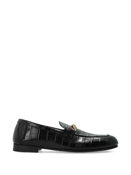 Pantofi loafer Versace din piele negru