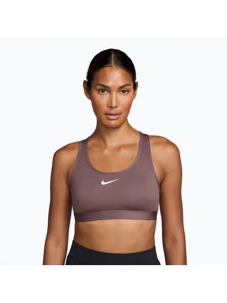 Спортен сутиен Nike Swoosh Medium Support Training Bra tatto/white бяло