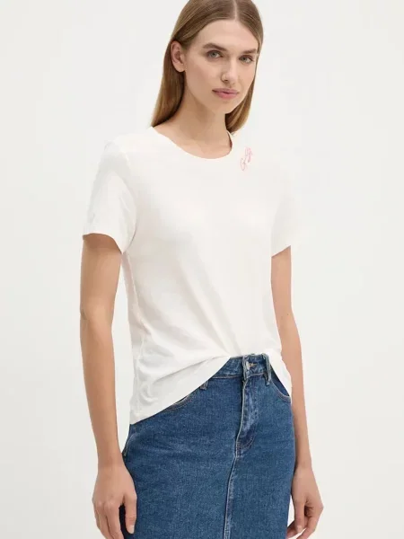 G-Star Raw t-shirt beżowy