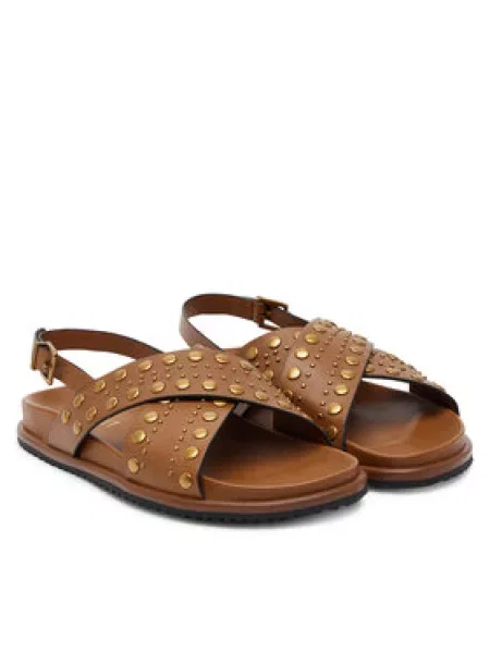TWINSET Sandály hnědá
