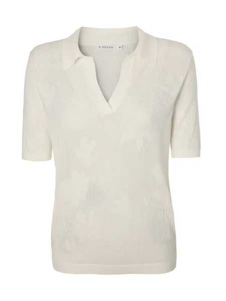 TATUUM Pulover Zurra murdar alb