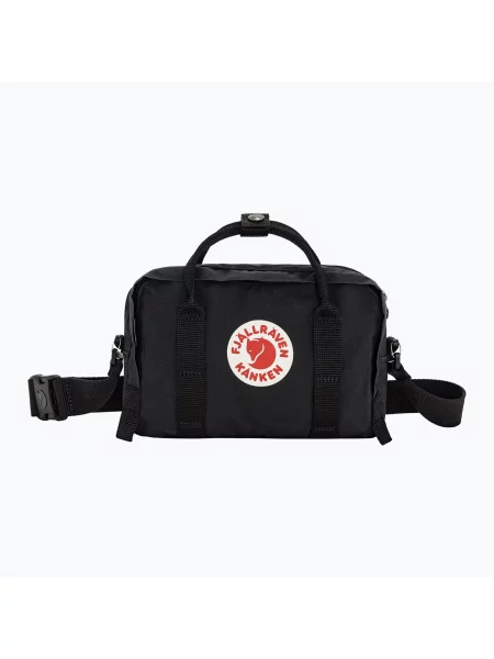 Bag Fjällräven Kånken Crossbody Black 4 l čierna