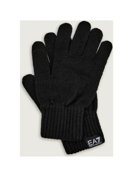 Mănuși cu adaos de lână negru