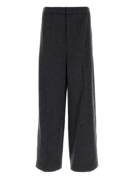 Pantaloni Jil Sander de lână gri