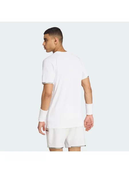 TRIČKO TENNIS CLIMACOOL + FREELIFT PRO bílé