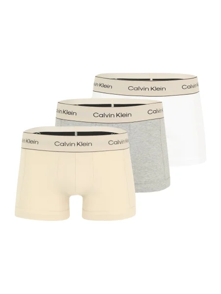 Calvin Klein Underwear Boksarice bež / pegasto siva / črna bela