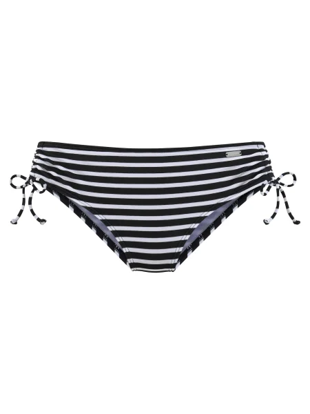 VENICE BEACH Slip costum de baie negru alb