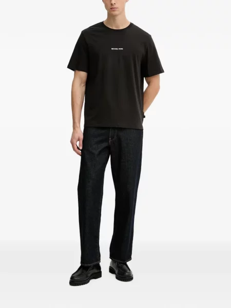 Tricou Michael Kors cu autograf negru