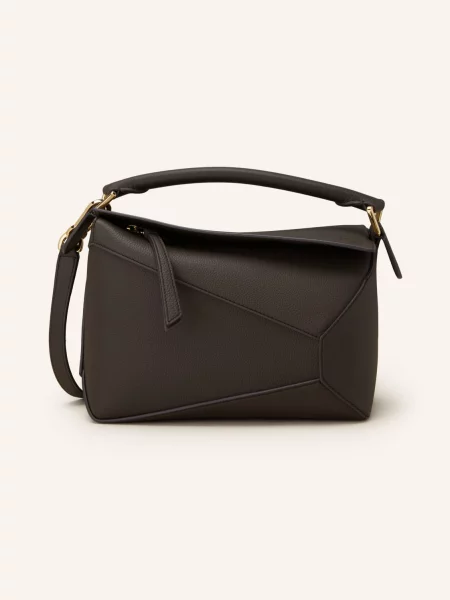 Loewe Kabelka Puzzle Edge Small tmavě šedá