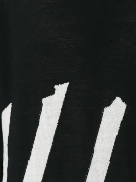 Pulover Haider Ackermann cu dungi negru