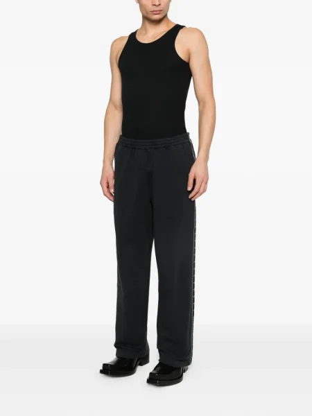 Pantaloni Balenciaga alergare negru