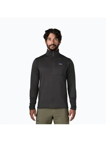 Hanorac din fleece Patagonia din fleece negru