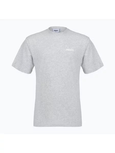 Tricou pentru bărbați PROSTO Base grey/melange gri
