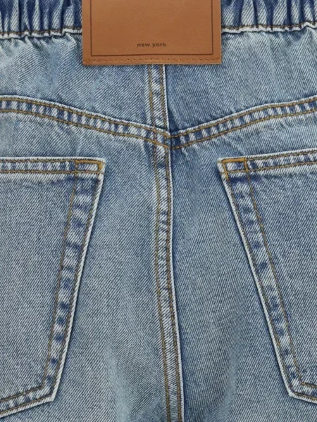 Pantaloni scurți din denim Alexander Wang albastru