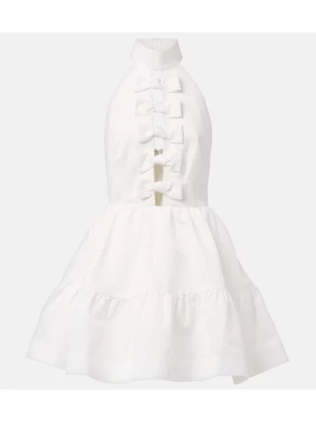 Rochie Rebecca Vallance cu funde alb