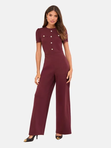 Lipsy Salopeta burgundy roșu