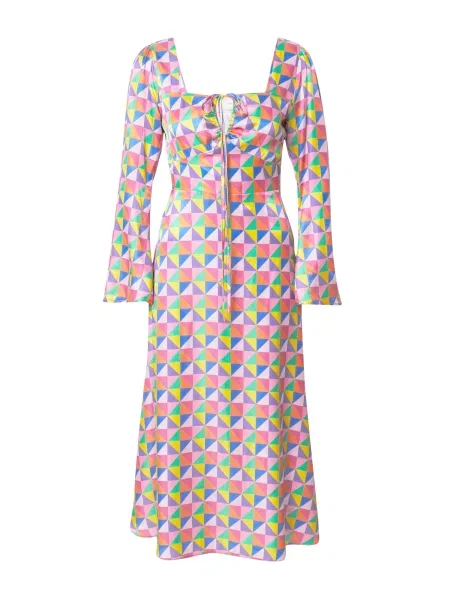 Olivia Rubin Obleka ELLIOT / rumena / zelena / roza modra