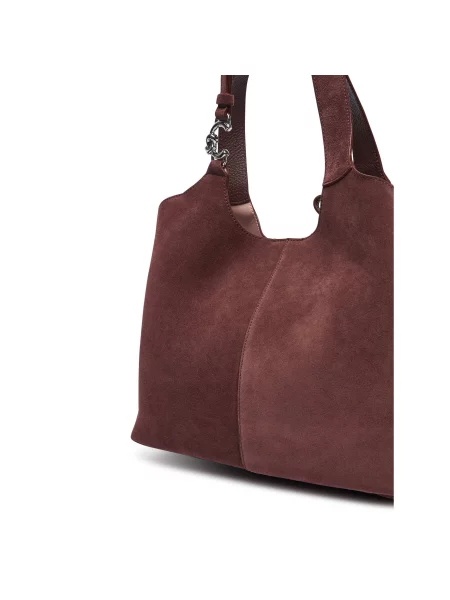 Coccinelle Shopper táska + tarisznya Coccinelle C-Easy | hasított bőr piros