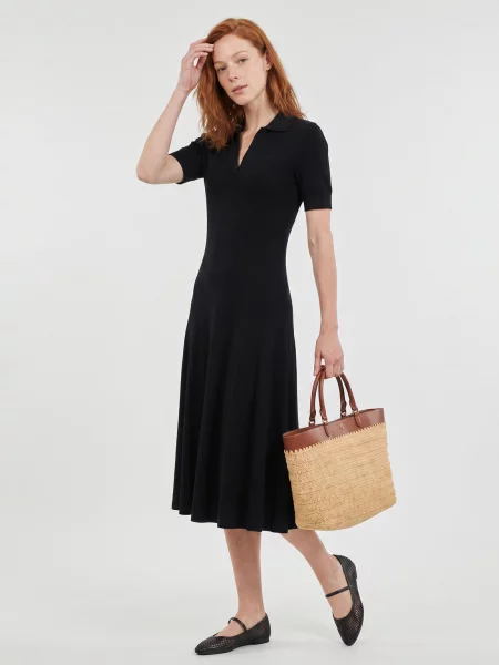 Rochie Lauren Ralph Lauren tricotate negru