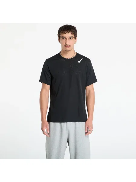 Pánske bežecké tričko Nike AeroSwift Dri-Fit ADV black/summit white biela