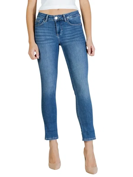 Skinny jeansy skinny Liu Jo niebieskie