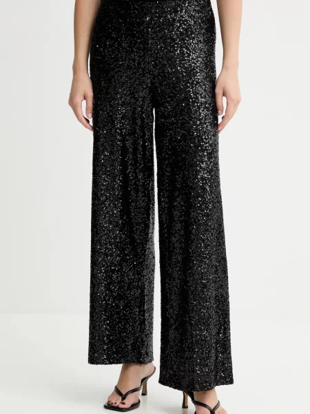 Answear.LAB pantaloni lat high waist negru