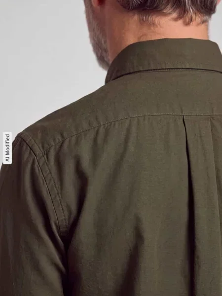 Koszula Ralph Lauren z twillu zielona