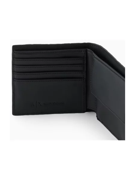 Portofel Mare pentru Bărbați Armani Exchange negru