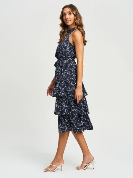 Willa Rochie Diaz bleumarin alb