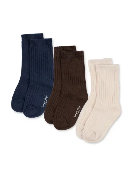 Konges Sløjd шкарпетки дитячі 3 PACK RIB SOCKS