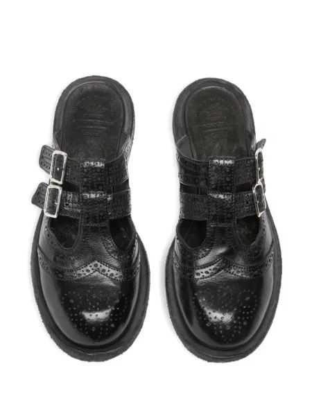 Papuci tip mules Officine Creative fără toc negru