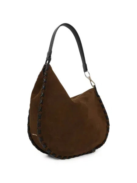 Geantă shopper Orciani din piele maro