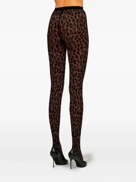 Dresuri Wolford cu imagine cu model leopard negru