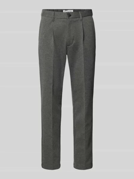 Spodnie z zakładkami w pasie o kroju regular fit z dodatkiem Marc O'polo Denim