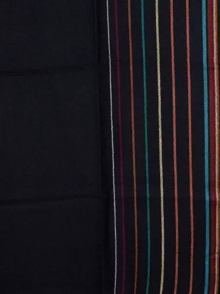 Vilnonis dryžuotas šalikas Paul Smith mėlyna