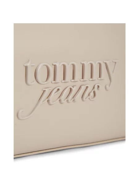 Kabelka Tommy Jeans béžová