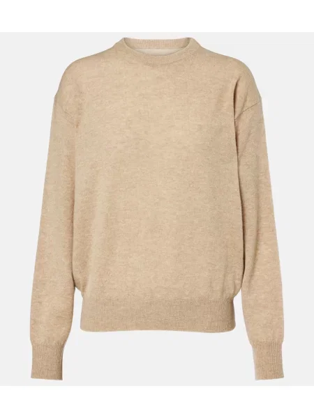 Sweter z kaszmiru Phoebe Philo wełniany beżowy